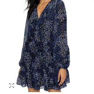 Ted Baker Tiered Floral Longsleeve Dress